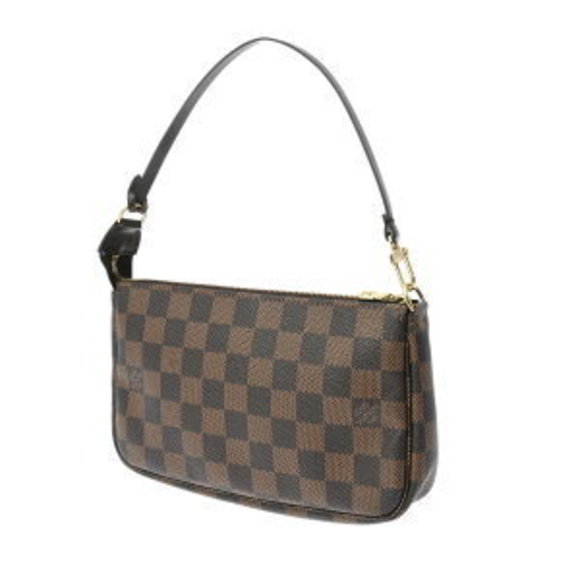 Louis Vuitton Pochette Pouch Accessoires Damier Brown Canvas - Picture 1 of 9